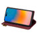 iPhone 14 Pro Max Zipper Multi-card Slots Horizontal Flip Leather Case - Wine Red