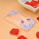 iPhone 14 Pro Max Coloured Drawing Pattern Transparent TPU Protective Case - Flower Butterfly