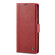 iPhone 14 Pro Max LC.IMEEKE Magnetic Buckle Leather Phone Case  - Red