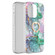 iPhone 14 Pro Max Ring Holder 2.0mm Airbag TPU Phone Case  - Ink Green Marble