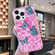 iPhone 14 Pro IMD Shell Pattern TPU Phone Case - Colorful Butterfly