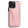 iPhone 14 Pro Ultra-thin Shockproof Phone Protective Case with Holder - Rose Gold