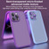 iPhone 14 Pro All-inclusive TPU Edge Acrylic Back Phone Case with Lens Film - Deep Purple