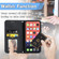 iPhone 14 Pro Retro Skin Feel Magnetic Flip Leather Phone Case - Black