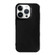 iPhone 14 Pro Shockproof Solid Color TPU Phone Case - Black