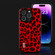 iPhone 14 Pro ABEEL Black Edge Leopard Phone Case - Red Leopard