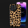 iPhone 14 Pro ABEEL Black Edge Leopard Phone Case - Leopard Print