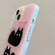iPhone 14 Pro IMD Cute Animal Pattern Phone Case - Cat