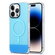 iPhone 14 Pro PC + TPU IMD MagSafe Magnetic Phone Case - Blue
