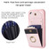 iPhone 14 Pro BF29 Organ Card Bag Ring Holder Phone Case - Pink