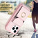 iPhone 14 Pro BF29 Organ Card Bag Ring Holder Phone Case - Pink