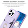 iPhone 14 Pro BF29 Organ Card Bag Ring Holder Phone Case - Purple
