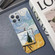 iPhone 14 Pro Precise Hole Oil Painting Pattern PC Phone Case - Landscape Painting