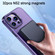 iPhone 14 Pro MagSafe Magnetic Invisible Holder Transparent Phone Case - Blue