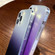iPhone 14 Pro Double Sided IMD Laser Gradient PC Phone Case - Purple