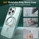 iPhone 14 Pro MagSafe Magnetic Rotating Holder Phone Case - Lake Blue