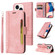 iPhone 14 Pro BETOPNICE Dual-side Buckle Leather Phone Case - Pink