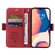 iPhone 14 Pro BETOPNICE Dual-side Buckle Leather Phone Case - Red