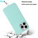 iPhone 14 Pro Wheat Straw Material Degradable TPU Phone Case with Lanyard - Light Green