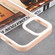 iPhone 14 Pro Two-color Shield TPU + PC Phone Case - Light Pink