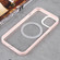 iPhone 14 Pro Two-color Shield MagSafe TPU + PC Phone Case - Pink