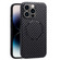 iPhone 14 Pro MagSafe Magnetic Carbon Fiber Texture Phone Case - Black