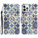 iPhone 14 Pro Colored Drawing Leather Phone Case - Vintage Totem