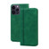 iPhone 14 Pro Frosted Business Magnetic Horizontal Flip PU Phone Case - Green