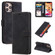 iPhone 14 Pro Skin Feel Anti-theft Brush Horizontal Flip Leather Phone Case - Black