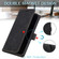 iPhone 14 Pro Skin Feel Anti-theft Brush Horizontal Flip Leather Phone Case - Black