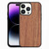 iPhone 14 Pro TPU + Solid Wood Phone Case - Rosewood