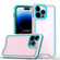 iPhone 14 Pro Armour Two-color TPU + PC Phone Case - Pink+Blue