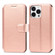 iPhone 14 Pro Shockproof PU + TPU Leather Phone Case - Rose Gold