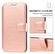 iPhone 14 Pro Shockproof PU + TPU Leather Phone Case - Rose Gold