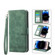 iPhone 14 Pro Dierfeng Dream Line TPU + PU Leather Phone Case - Green