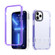 iPhone 14 Pro 2 in 1 360 Invisible Holder Phone Case - Purple