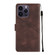 iPhone 14 Pro Skin-feel Embossed Leather Phone Case - Brown