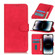 iPhone 14 Pro KHAZNEH Retro Texture Leather Phone Case  - Red