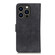 iPhone 14 Pro KHAZNEH Retro Texture Leather Phone Case  - Black