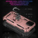 iPhone 14 Pro Shockproof TPU + PC Ring Holder Phone Case  - Rose Gold