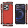 iPhone 14 Pro Shockproof Honeycomb PC + TPU Phone Case  - Red