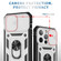 iPhone 14 Pro Sliding Camera Cover Design TPU + PC Protective Phone Case  - White+Black