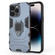 iPhone 14 Pro PC + TPU Magnetic Ring Holder Phone Case  - Navy Blue