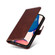 iPhone 14 Pro JSM Calf Texture Leather Phone Case - Brown