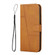 iPhone 14 Pro Stitching Calf Texture Buckle Leather Phone Case - Yellow