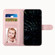 iPhone 14 Pro Stitching Calf Texture Buckle Leather Phone Case - Pink