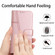 iPhone 14 Pro Stitching Calf Texture Buckle Leather Phone Case - Pink