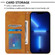 iPhone 14 Pro Football Texture Magnetic Leather Flip Phone Case - Khaki
