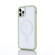 iPhone 14 Pro 2 in 1 Colorful Frame Transparent Magnetic Phone Case - Green