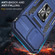 iPhone 14 Pro Armor PC + TPU Camera Shield Phone Case - Navy Blue